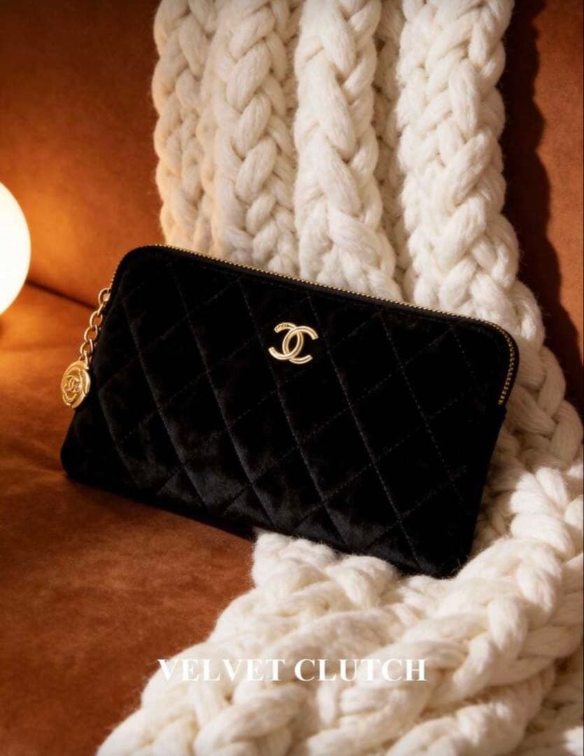 [新品]CHANELシャネル　メイクアップポーチ　ノベルティ