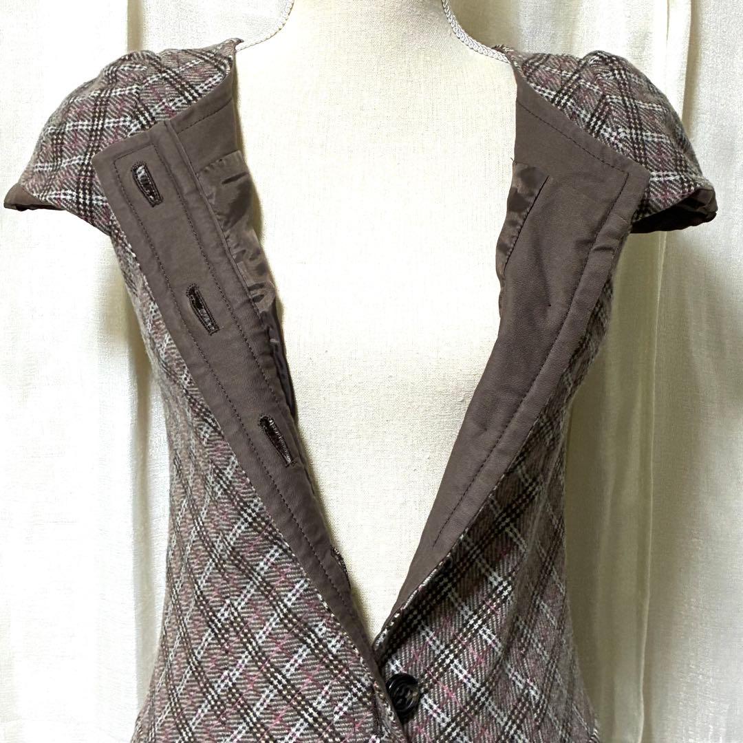 バーバリーブルーレーベル ミニワンピース ノバチェック 吉川ひなのさん着用