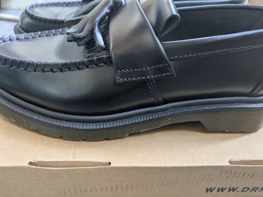 ドクターマーチン　ADRIAN ブラック　レディースローファー