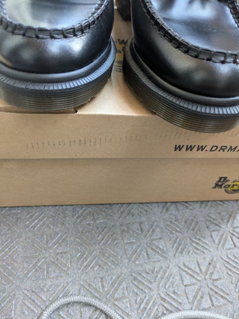 ドクターマーチン　ADRIAN ブラック　レディースローファー