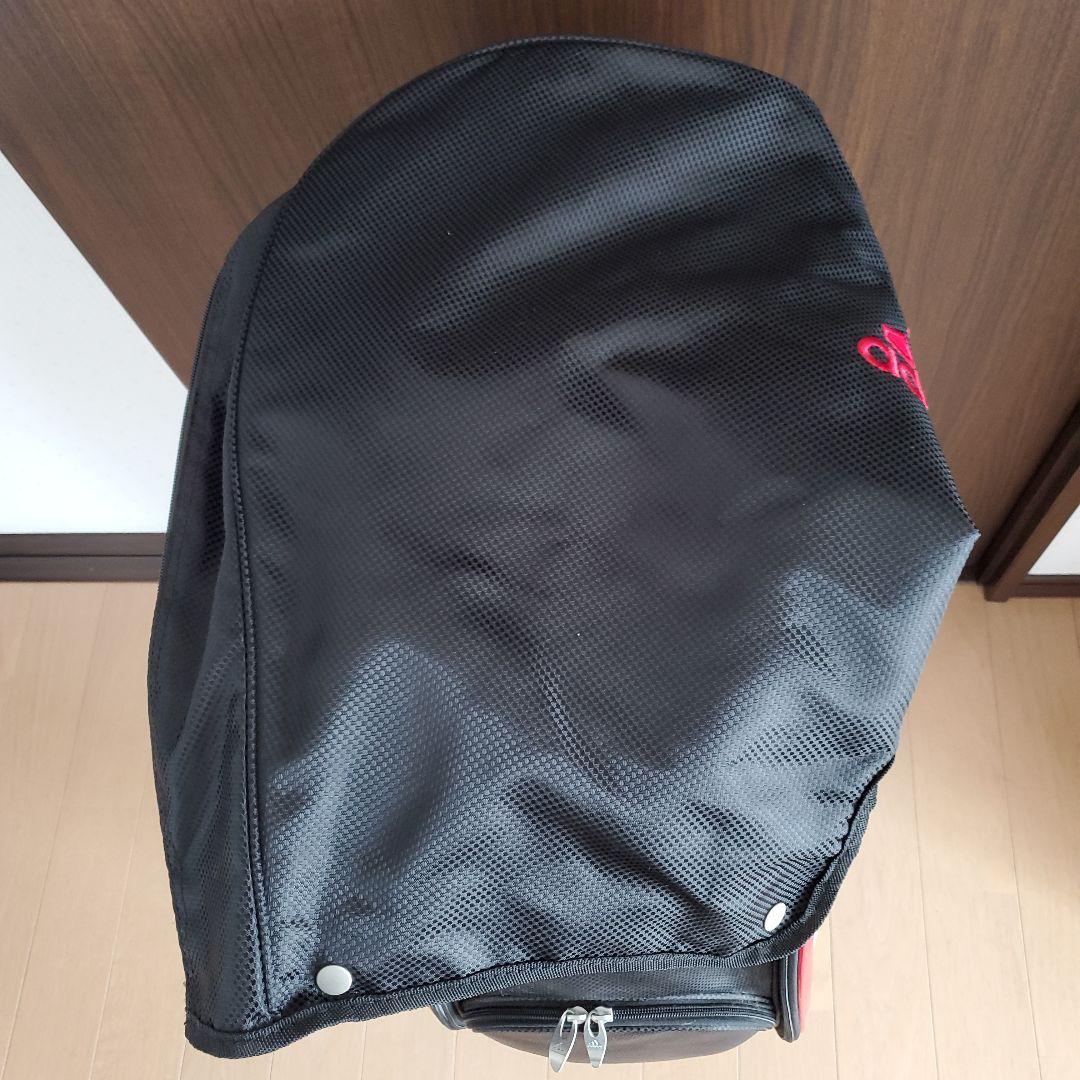 adidas キャディバッグ 黒/赤