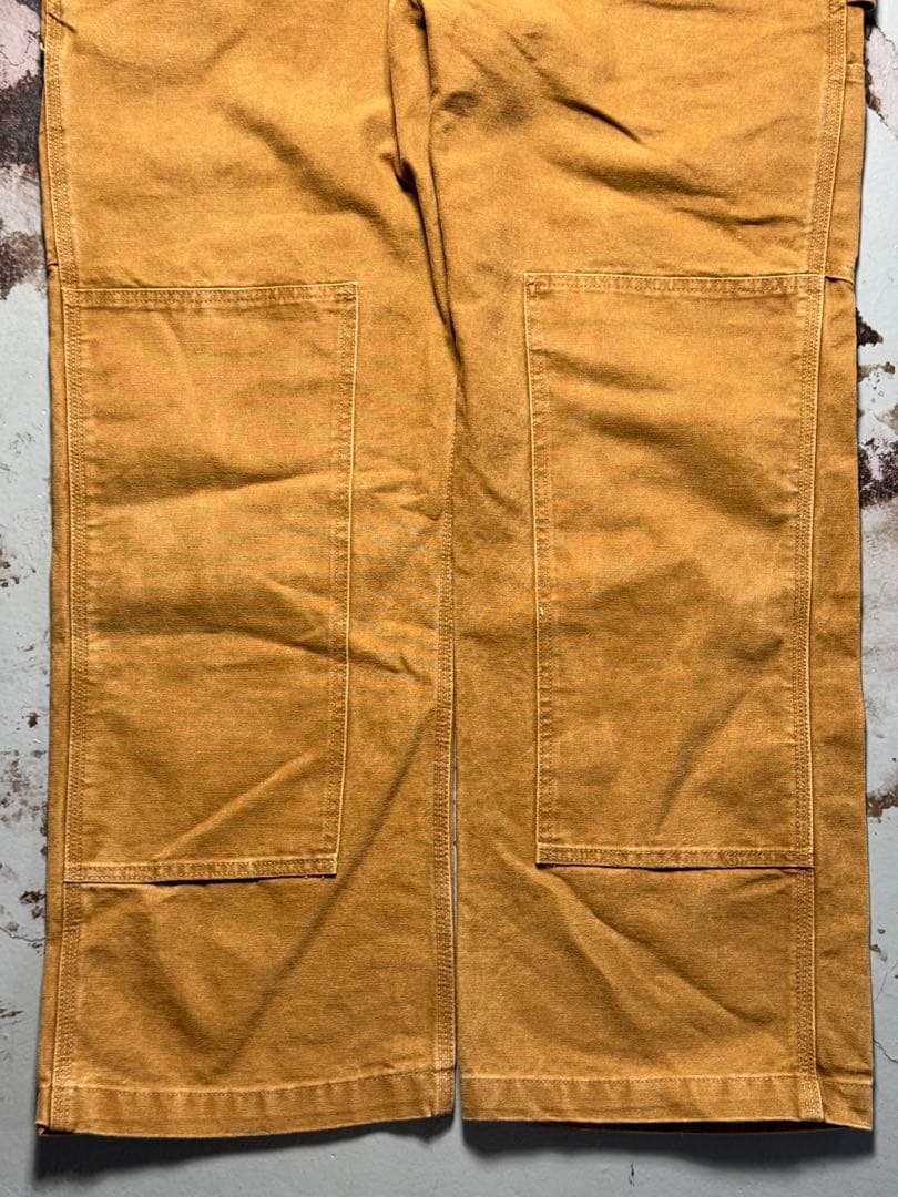 状態◎Carhartt オーバーオール ツナギ メキシコ製 ダッグ地 ダブルニー