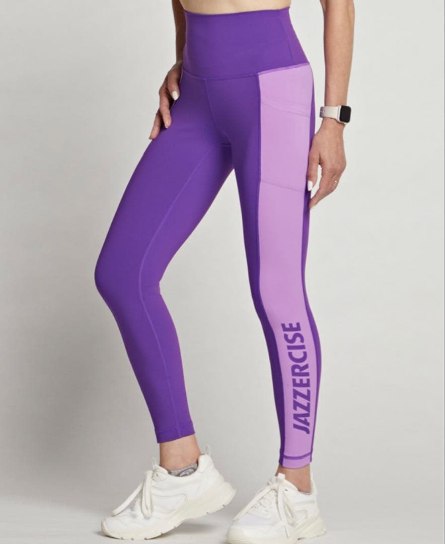 ジャザサイズ アパレル新作 パープルレギンスM