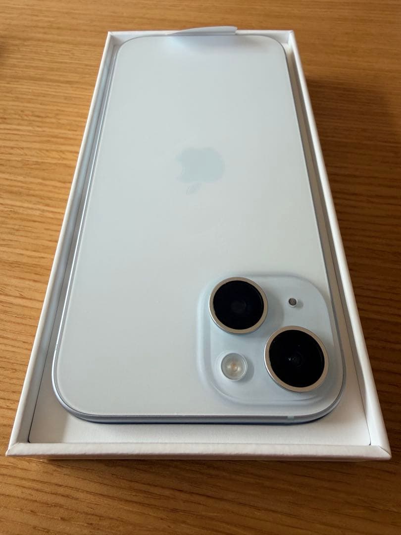 Apple iPhone 15 128G ブルー 本体　バッテリー状態87%