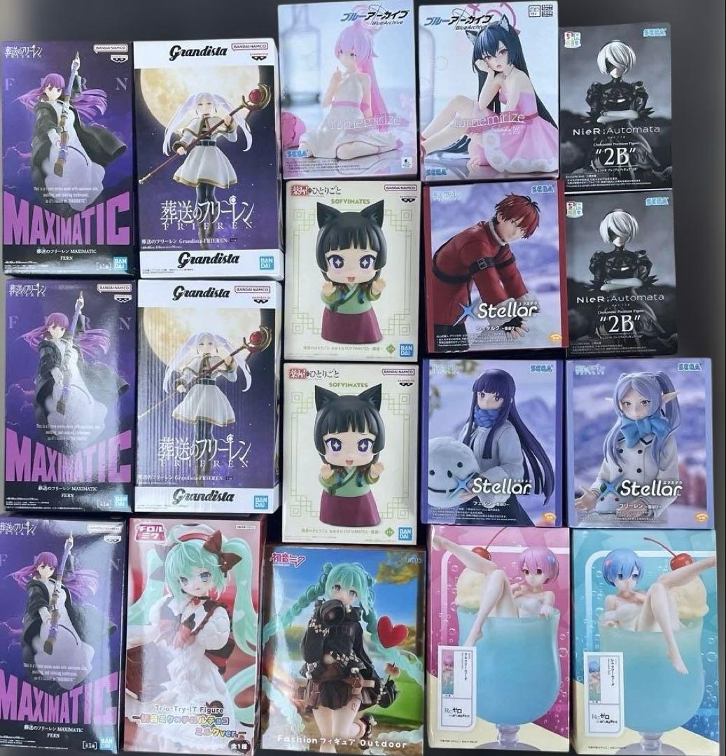 最新プライズフィギュアまとめ売り 13種類18体セット