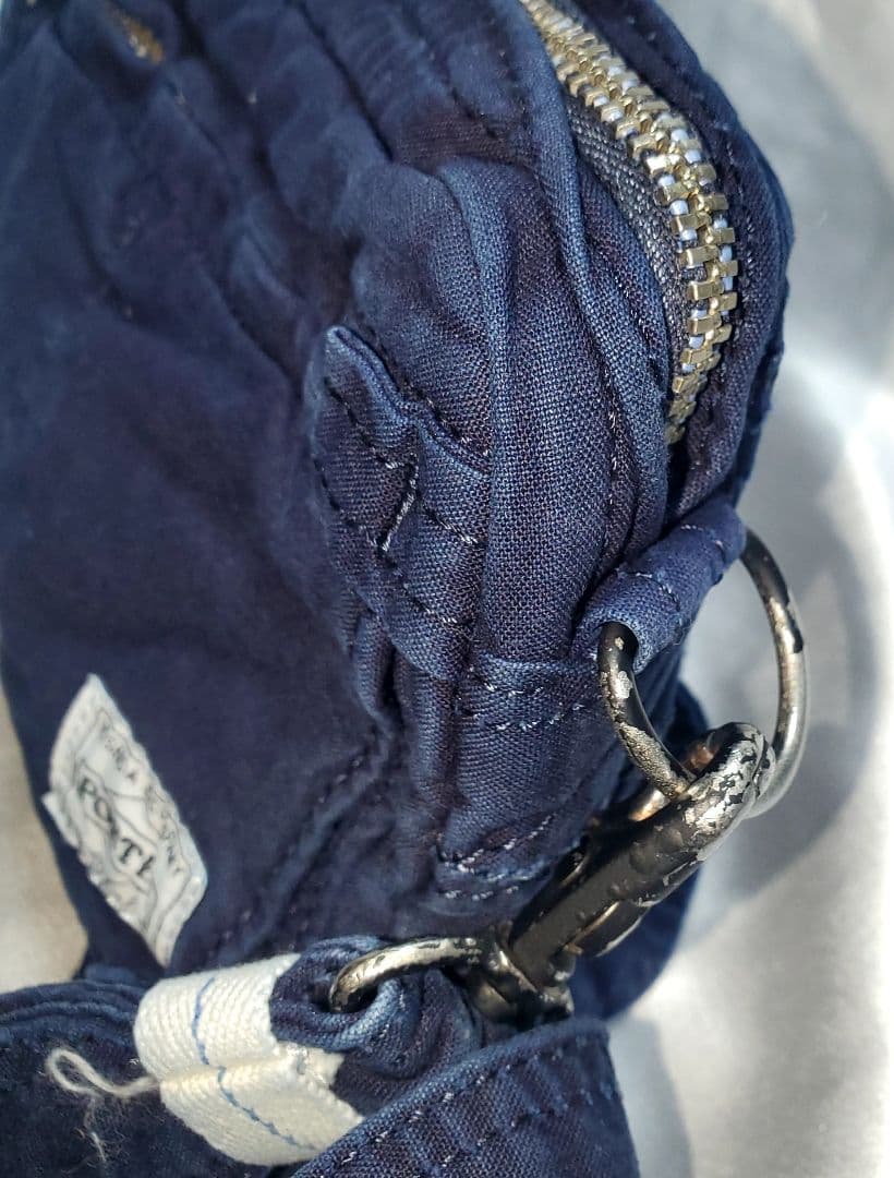 PORTERのコットン藍染ウオシャー加工ポシェット&ウエスト