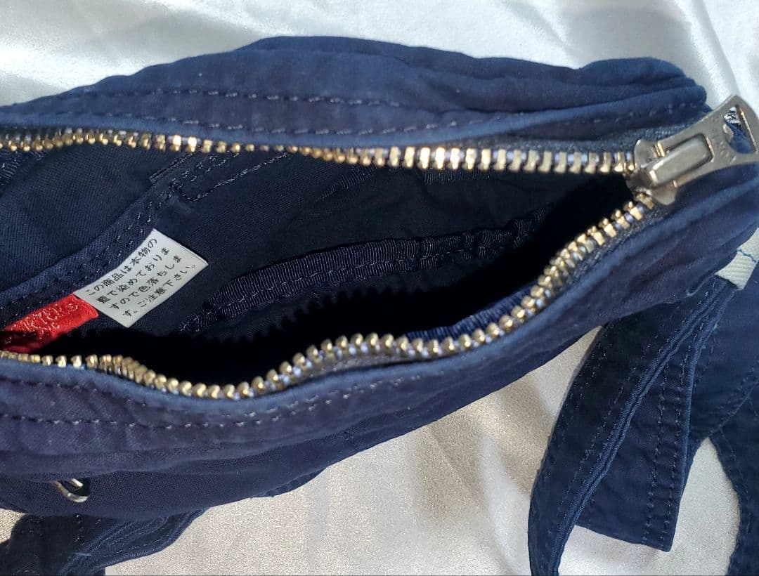 PORTERのコットン藍染ウオシャー加工ポシェット&ウエスト