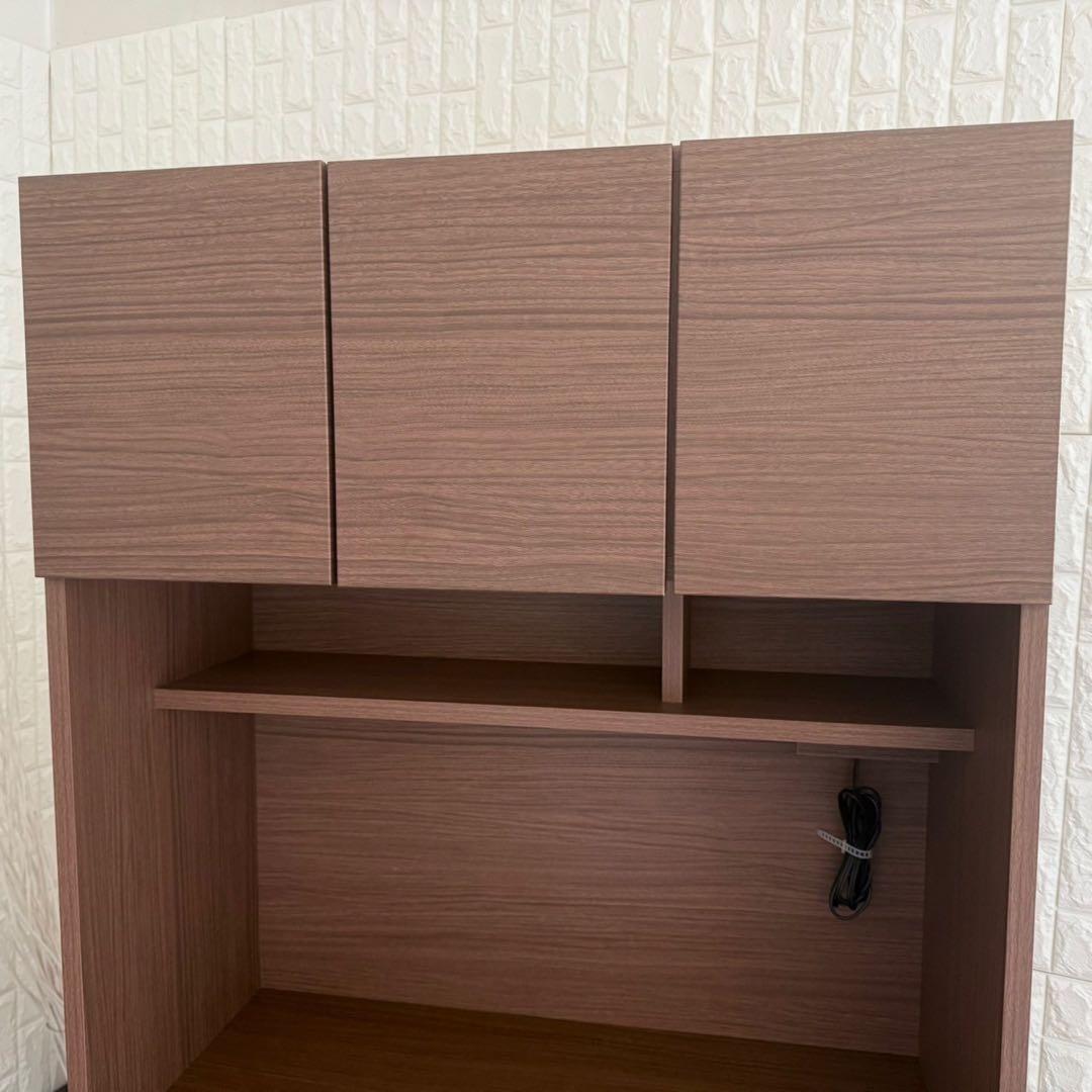 東京23区配送無料✨ニトリ　キッチンボード　エトナ90 ブラウン　美品