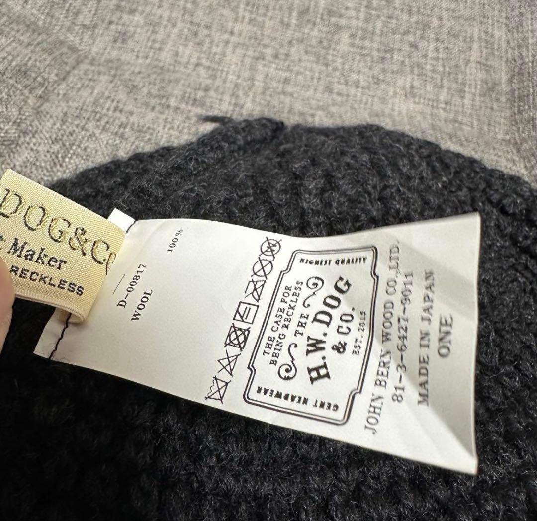 THE H.W.DOG&CO. WOOL KNIT HAT ウールニットハット