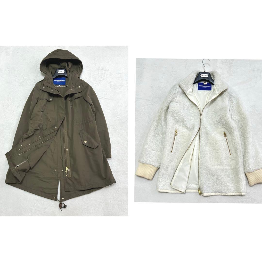 良品✨3way✨バーバリーブルーレーベル ライナー　フード　ボア　モッズコート