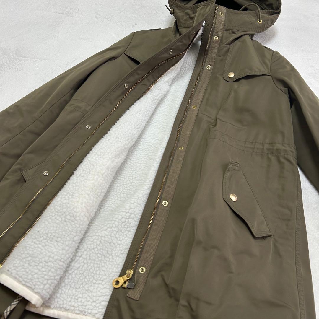 良品✨3way✨バーバリーブルーレーベル ライナー　フード　ボア　モッズコート