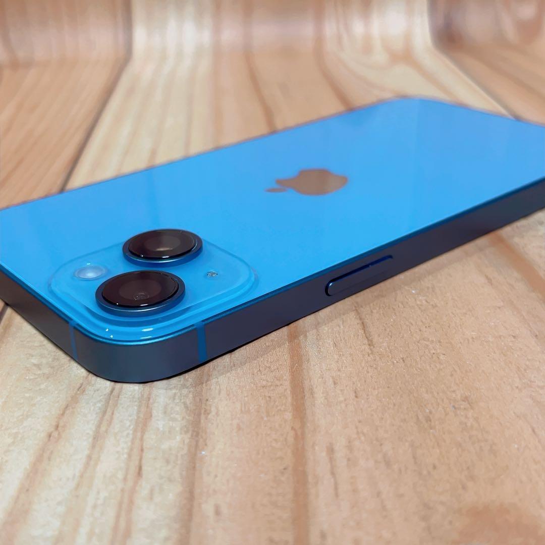 SIMフリー 本体 iPhone 14 128 GB ブルー　003 電池良好