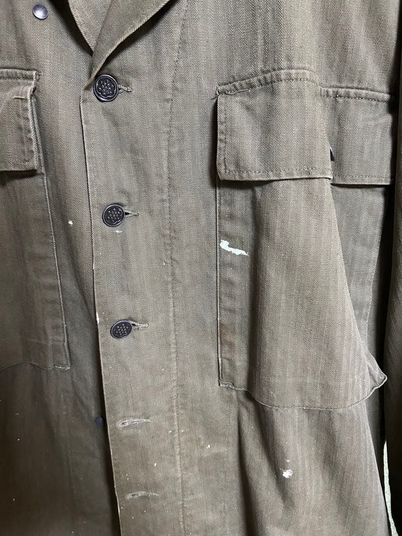 40s U.S.ARMY M-43 HBTジャケット 13スターボタン