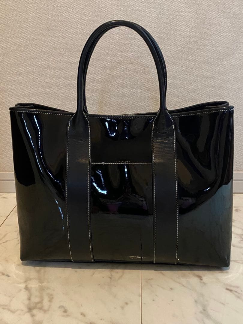 RYORYO　濱野　エナメル　トートバッグ