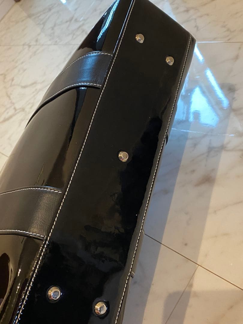 RYORYO　濱野　エナメル　トートバッグ