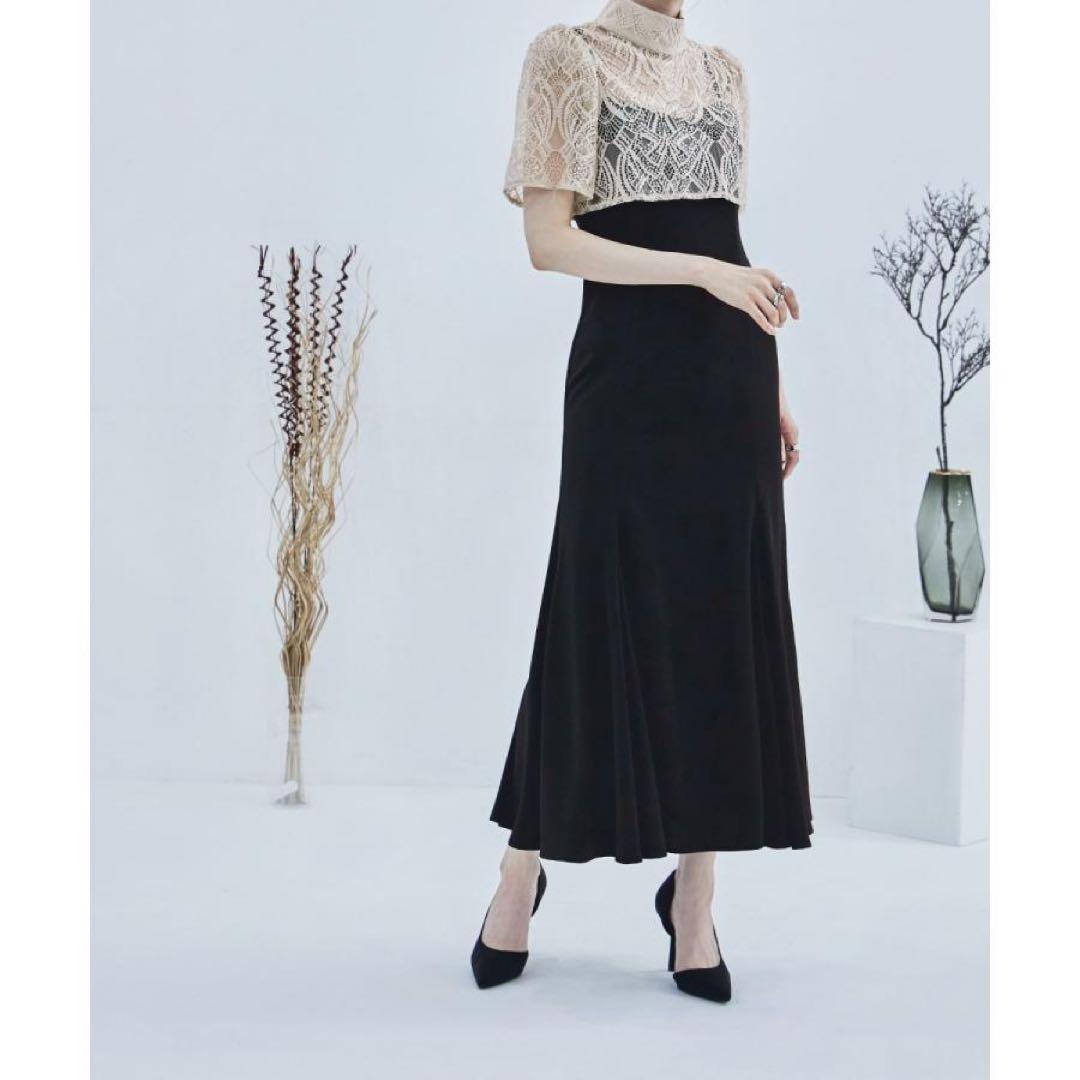 美品3wayレースボレロ&マーメイドキャミドレス　結婚式　お呼ばれ　etoll