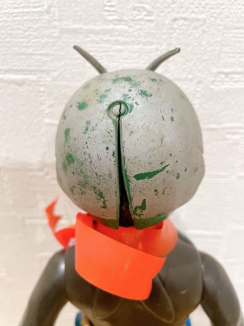 こ*じ様 旧バンダイ　仮面ライダー　スタンダードソフビ　ポピー　当時物　面取れ