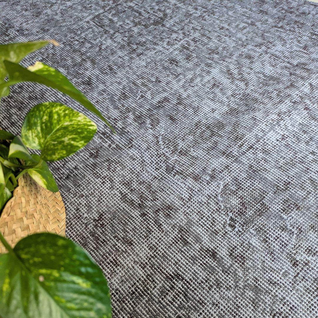 111×207 オーバーダイニュアンスグレー　トルコヴィンテージラグ