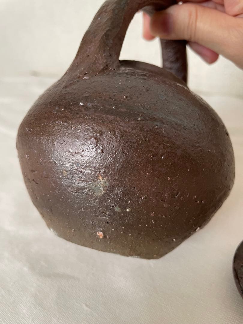 國吉清尚 作　焼締 土瓶