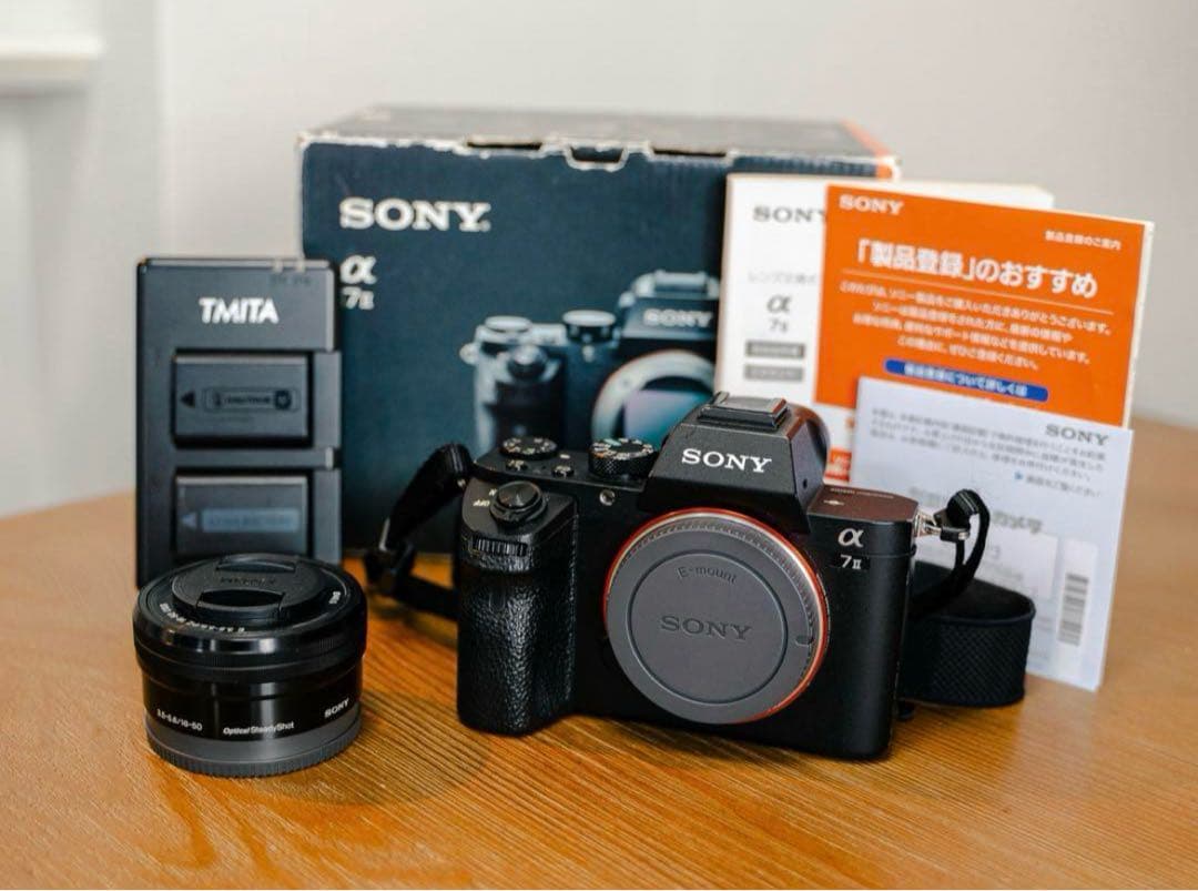 SONY α7 II ミラーレス一眼 レンズキット / バッテリー＆SDカード