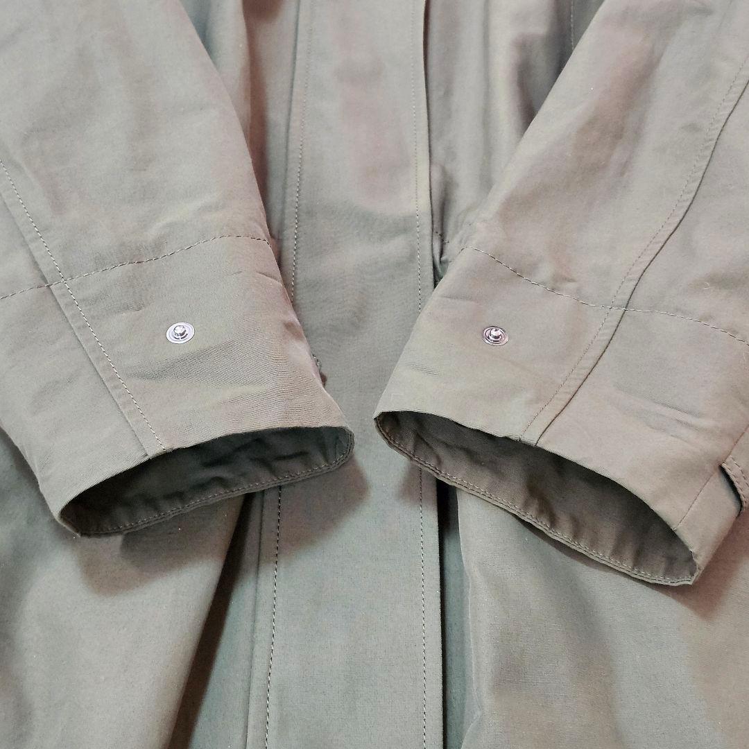 美品☆セオリーリュクス　ウォッシャブルミリタリーコート　フード　KENT　38