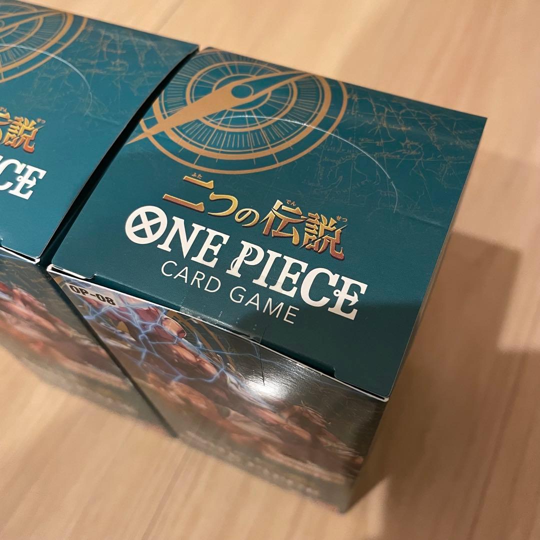 ワンピースカード　二つの伝説　2BOX　未開封テープ付き
