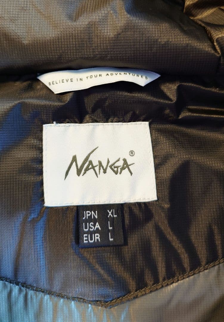 ナンガ　オーロラライトダウンジャケット XL カーキグリーン