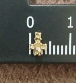 K18 ピアス　ダイヤモンド　片耳