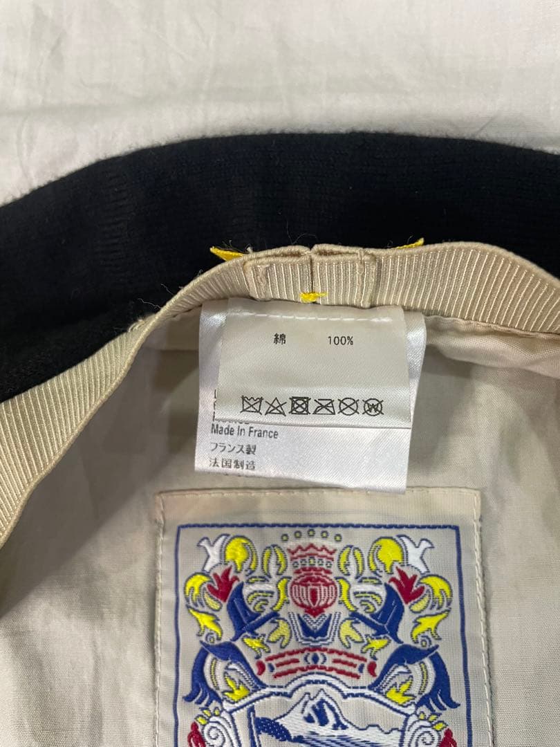 フランス製　LAULHERE（ローレール）　コットンベレー帽PLUME プルム