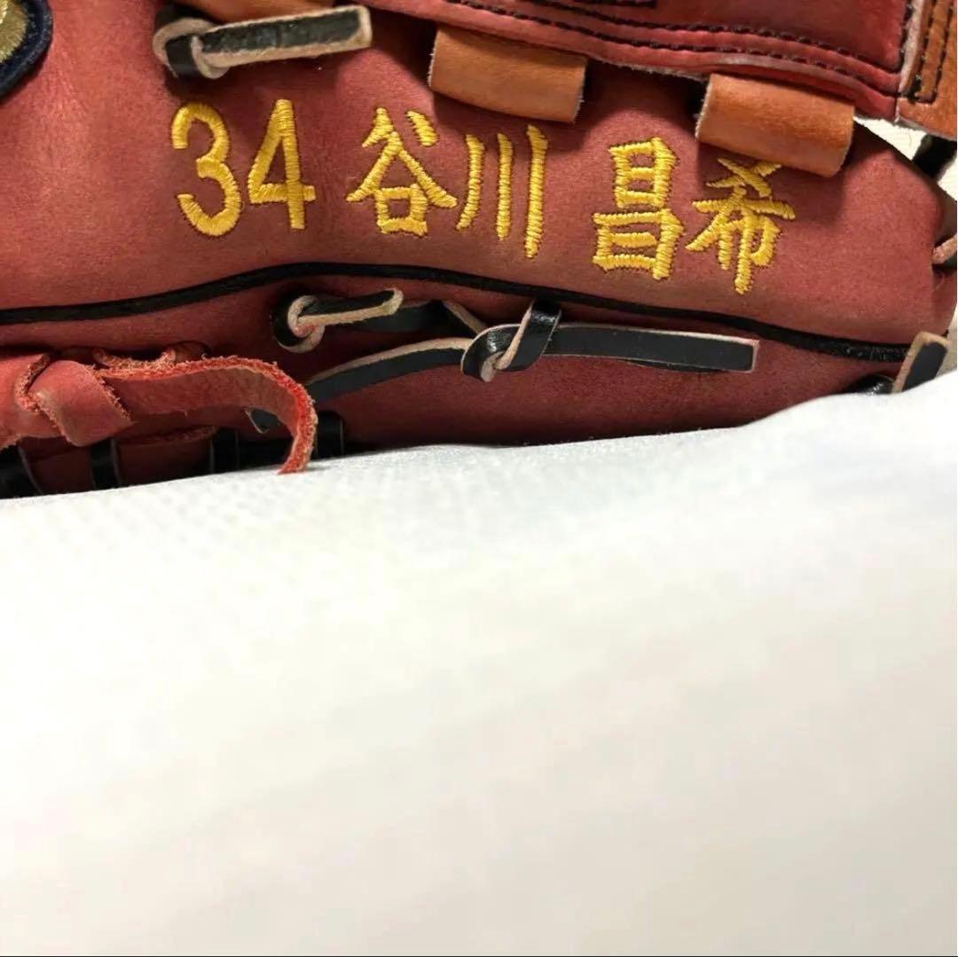 アシックス 硬式 投手 野球 グローブ プロ実使用 ゴールドステージ 谷川昌希