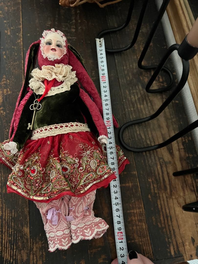 アンティーク動物コスチューム人形 ドール アンティーク　ビスクドール 人形