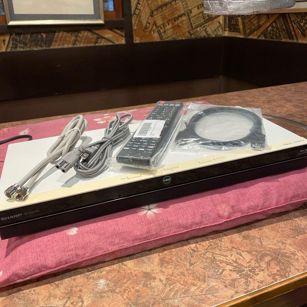 シャープBD−WW1100 12倍録2番組W録 1000GB 新リモ等付フル装備