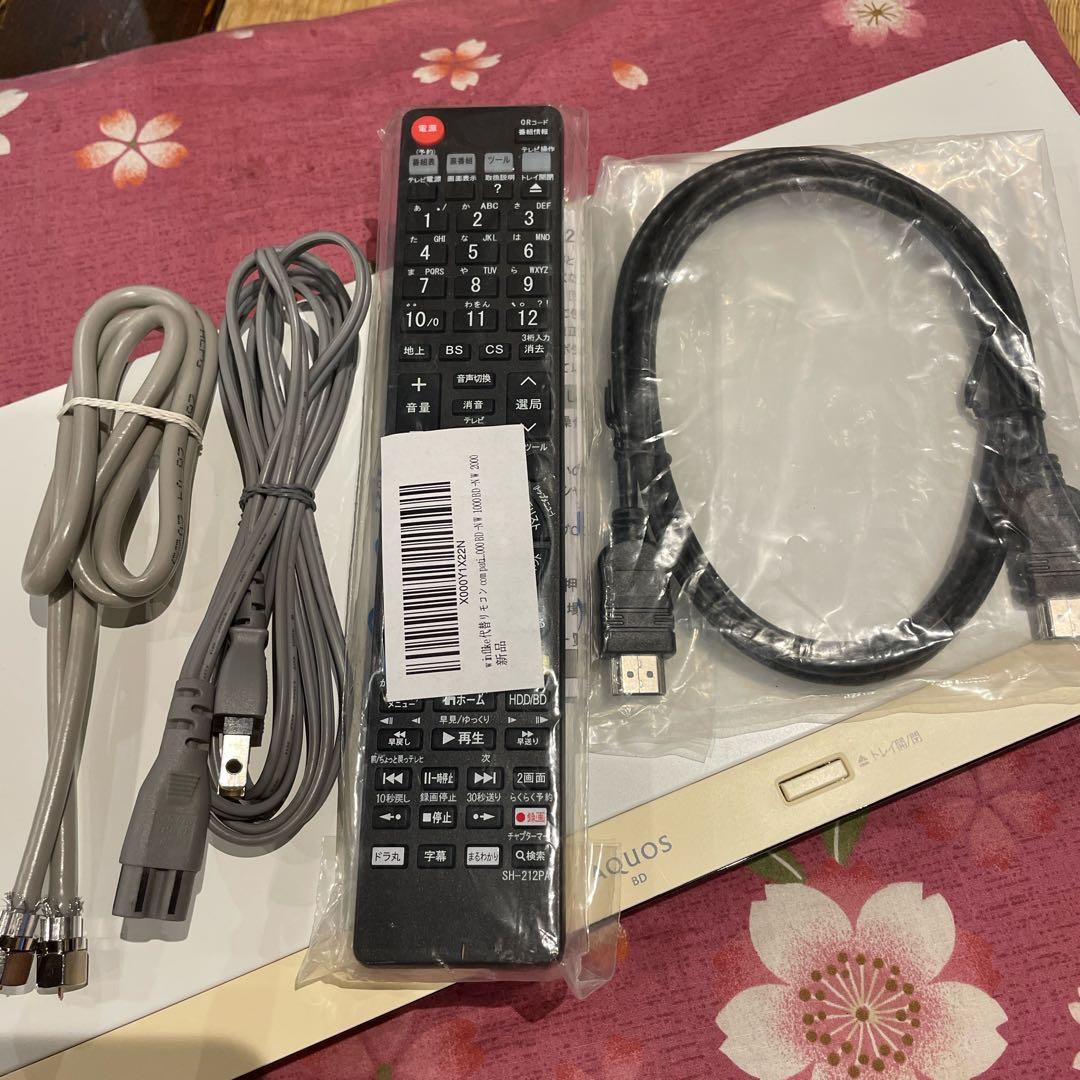 シャープBD−WW1100 12倍録2番組W録 1000GB 新リモ等付フル装備