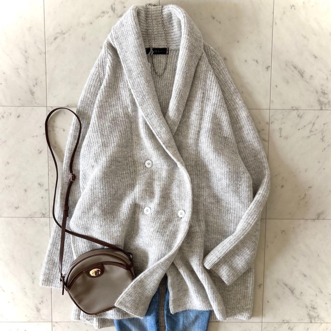 新品未使用 ダーマコレクション アルパカ混 ニットガウン 3L 大きいサイズ