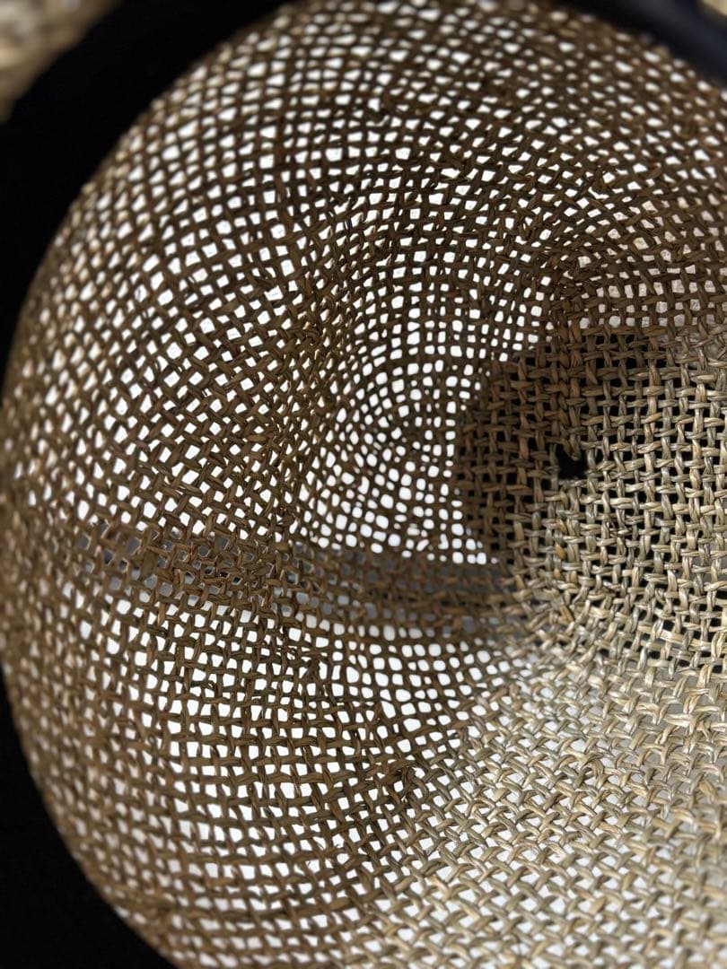 KAMILAVKA カミラフカ 麦わら帽子 キャップ 麦わら ぽんぽん