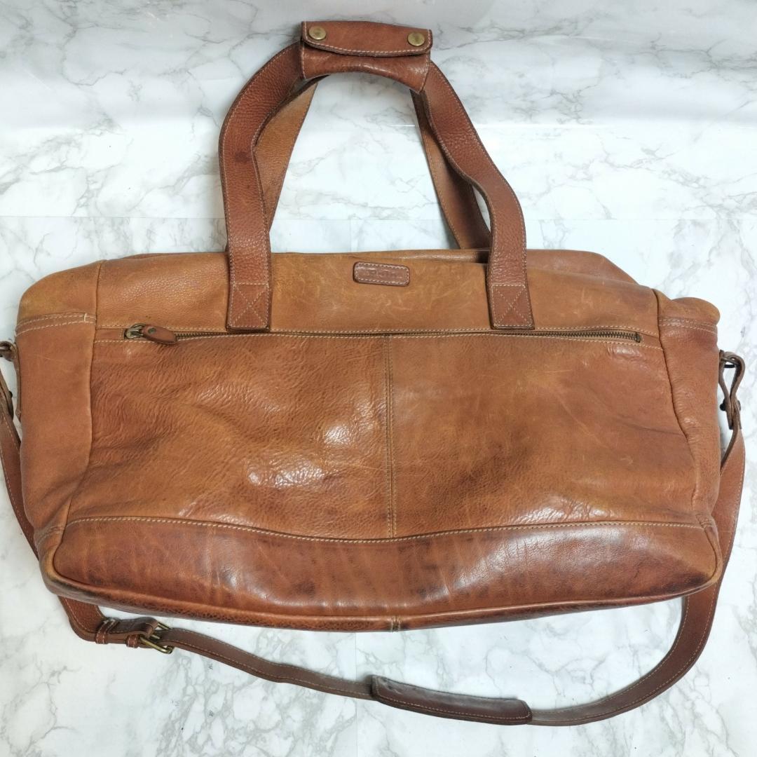 希少 Polo RalphLauren 2way レザー ボストンバッグ 本革