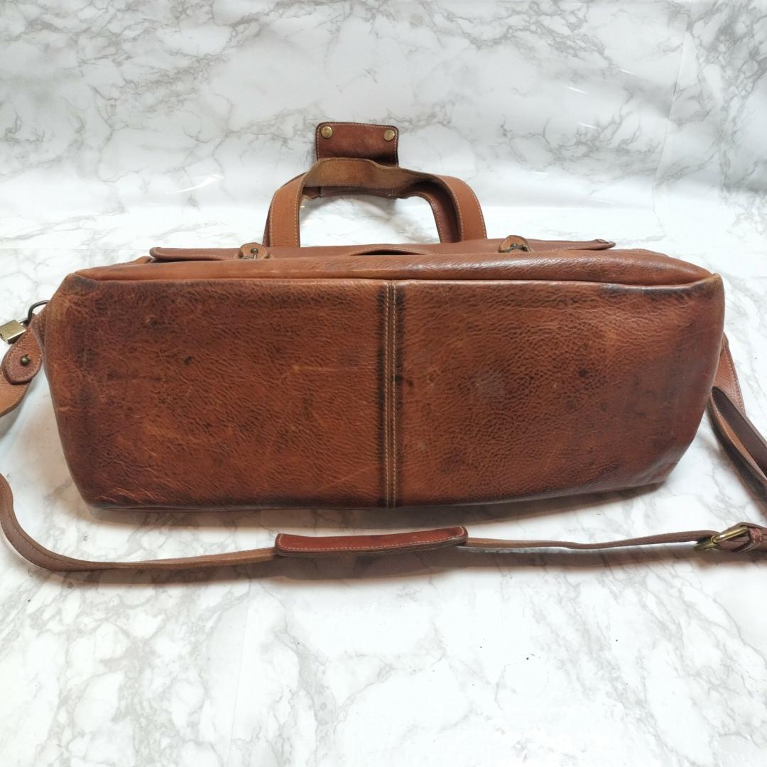 希少 Polo RalphLauren 2way レザー ボストンバッグ 本革