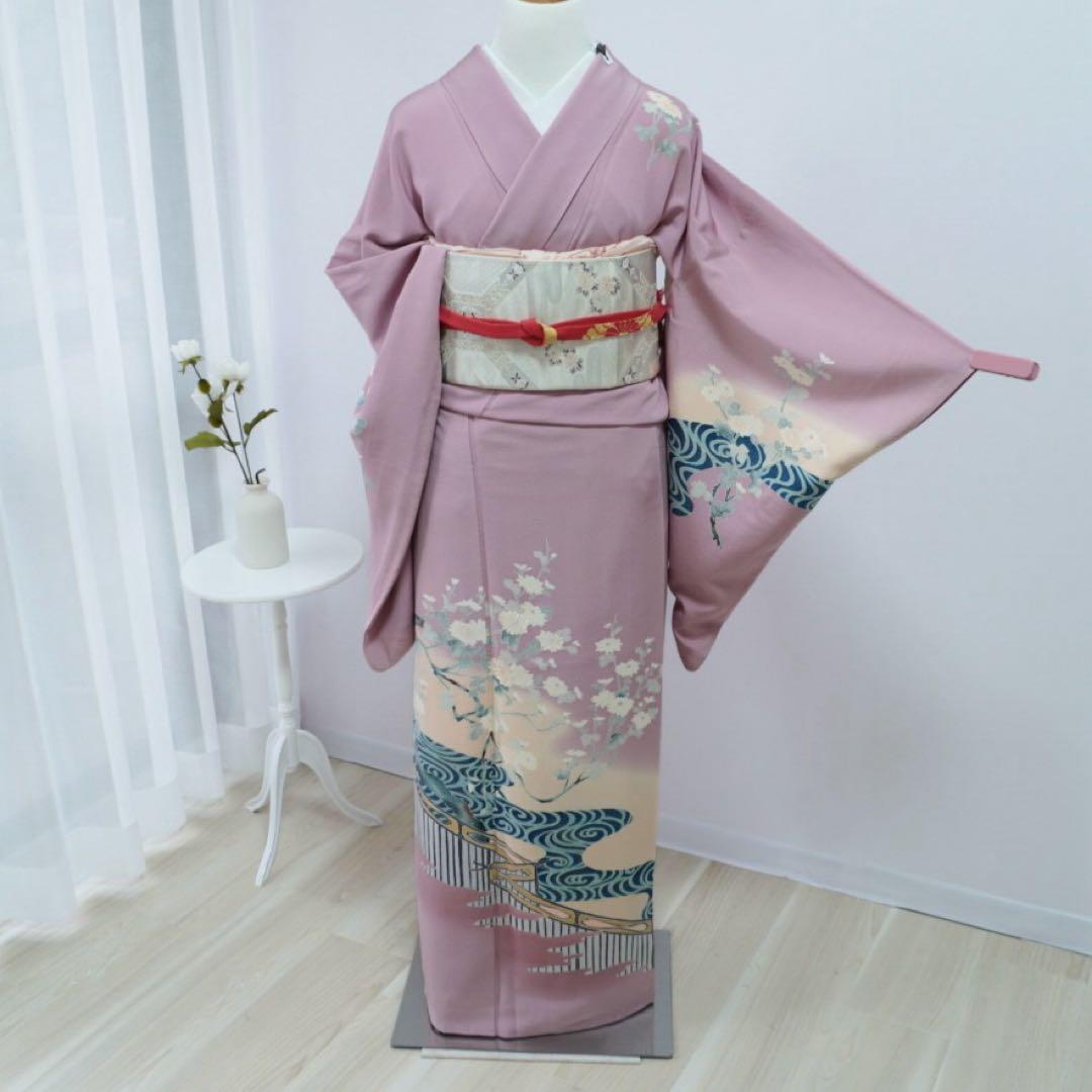 訪問着　4点フルセット 301c 正絹 七五三 お宮参り 入学式　卒園式　結婚式