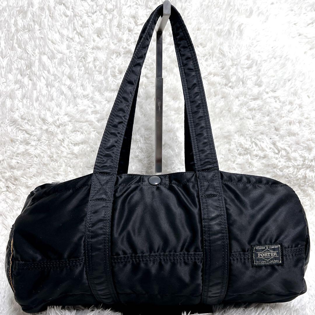 PORTER ポーター タンカー ブラック ドラムバッグ ミニボストン 廃番 黒