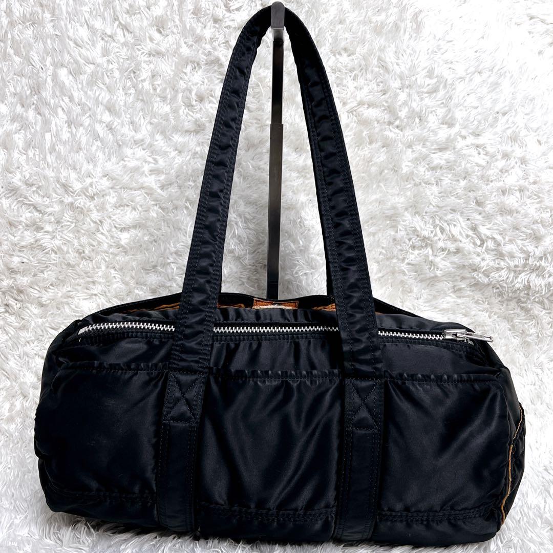 PORTER ポーター タンカー ブラック ドラムバッグ ミニボストン 廃番 黒