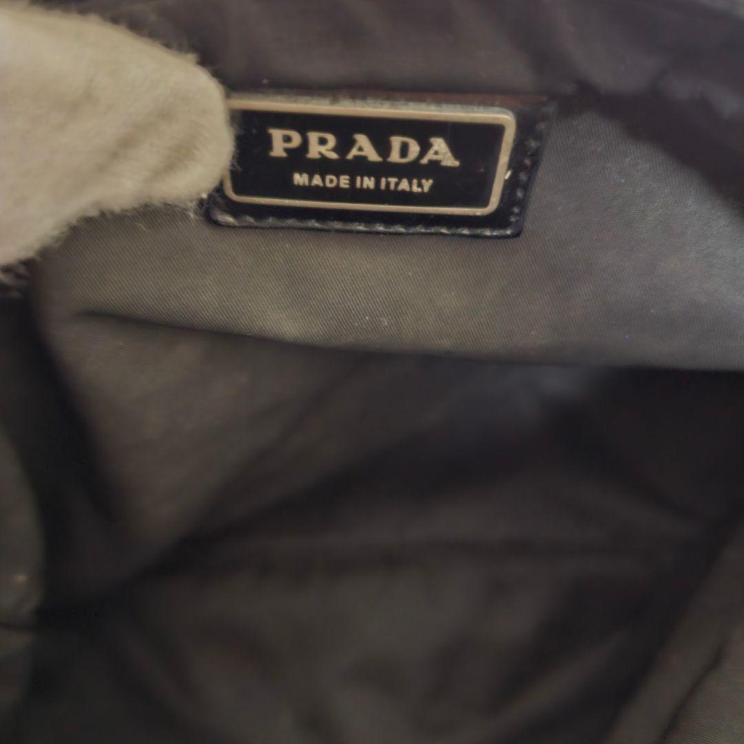 ✨美品✨PRADA　ショルダーバッグ　三角ロゴ　ナイロン　ブラック　白タグ