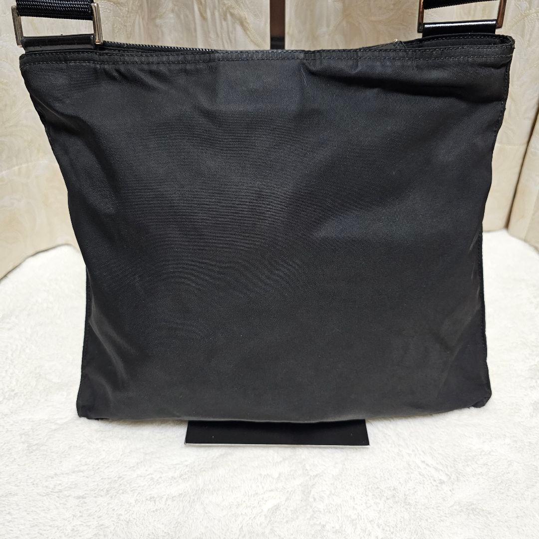 ✨美品✨PRADA　ショルダーバッグ　三角ロゴ　ナイロン　ブラック　白タグ