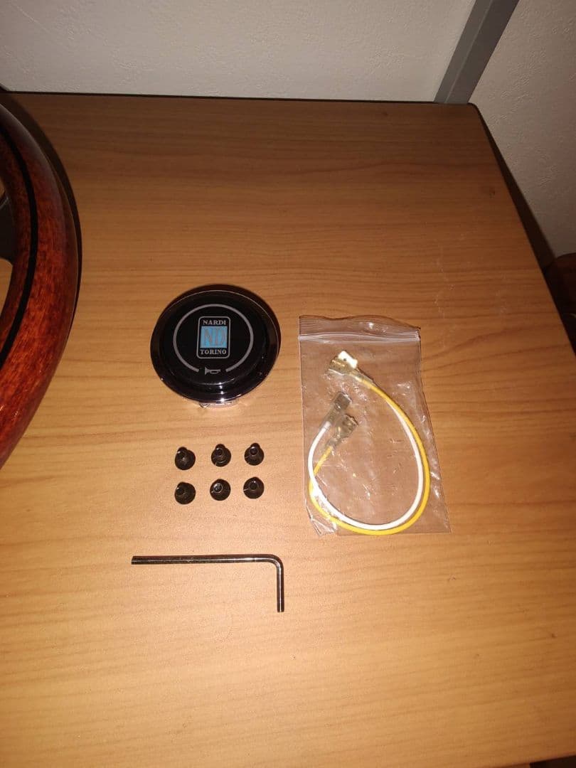 NARDI ナルディ風 ステアリング クラシック ウッド調 350mm