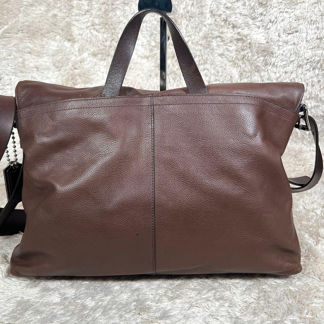 コーチ トンプソン 2WAY メッセンジャーバッグ A4 レザー 70313