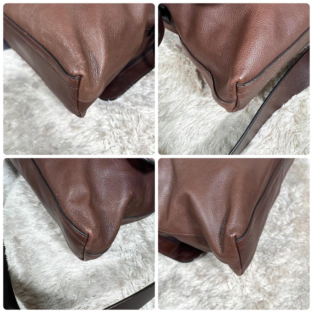 コーチ トンプソン 2WAY メッセンジャーバッグ A4 レザー 70313