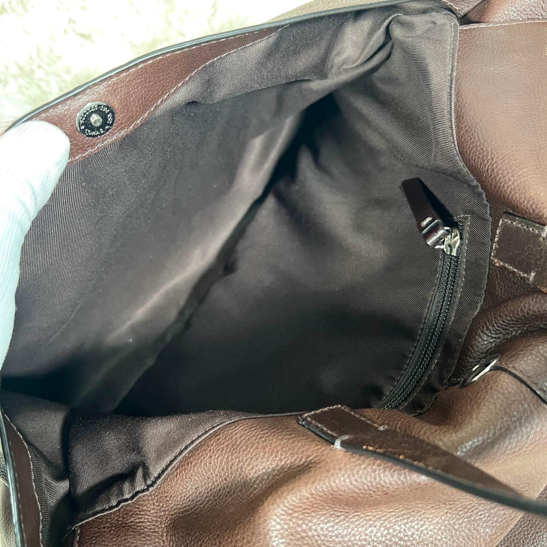 コーチ トンプソン 2WAY メッセンジャーバッグ A4 レザー 70313