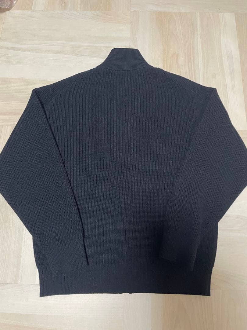 Beams別注 FRED PERRY ブラック ドライバーズニットMサイズ