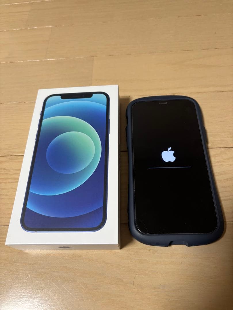 iphone12, blue, 128gb,バッテリー アップル 正品83%