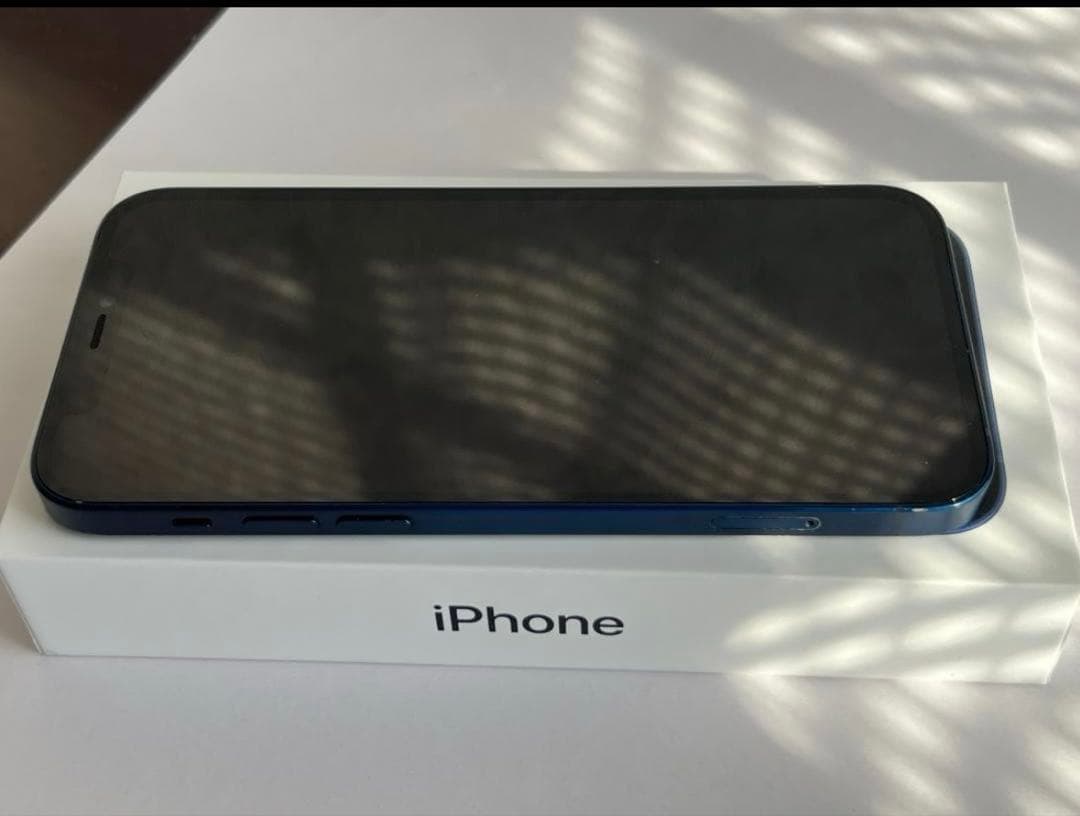 iphone12, blue, 128gb,バッテリー アップル 正品83%