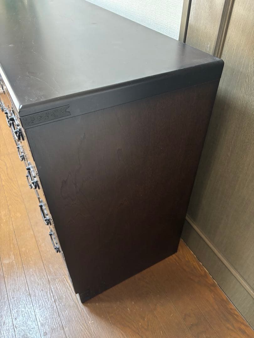 三丸家具工芸 タンス チェスト 鍵付き